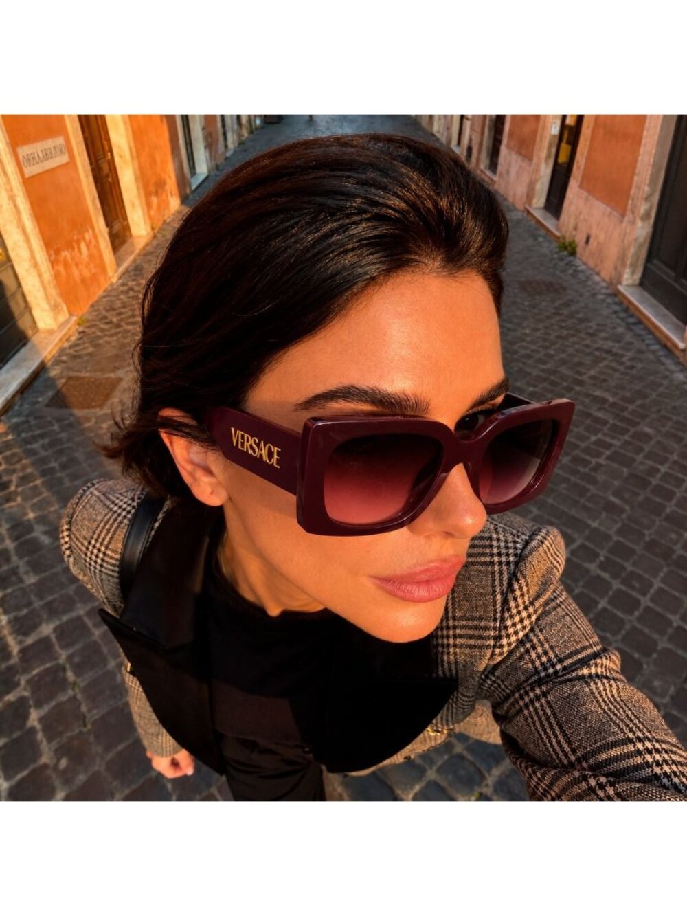 Versace VE4496U 551520 Square Sunglasses – Burgundy / Pink to Violet - Picture 2 of 11
